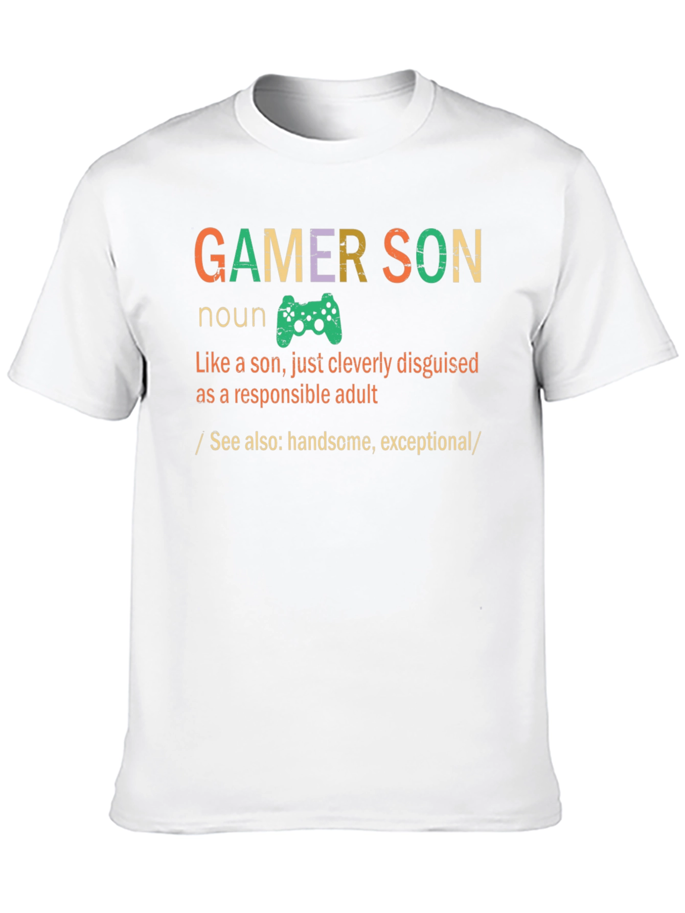 Gamer Son Funny Graphic T-Shirt