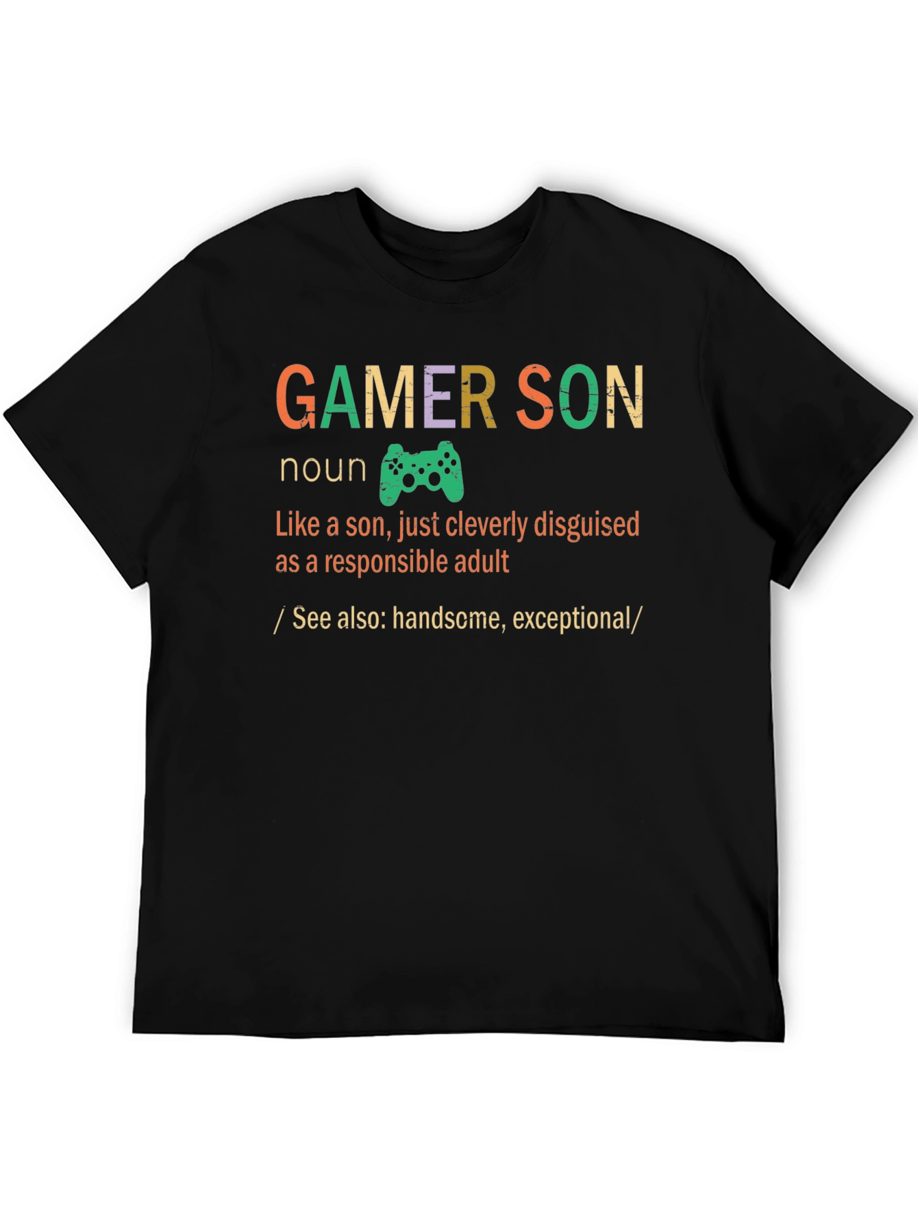 Gamer Son Funny Graphic T-Shirt