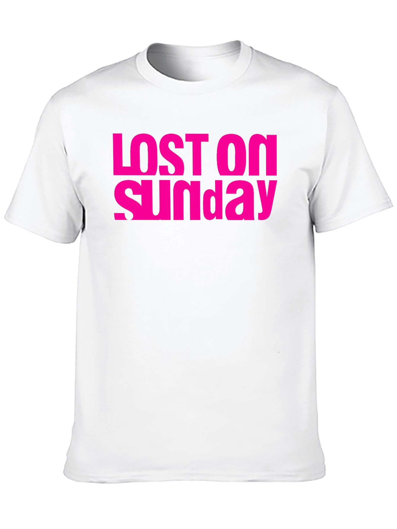 Lost On Sunday Graphic Tee - Stylish Everyday Wear