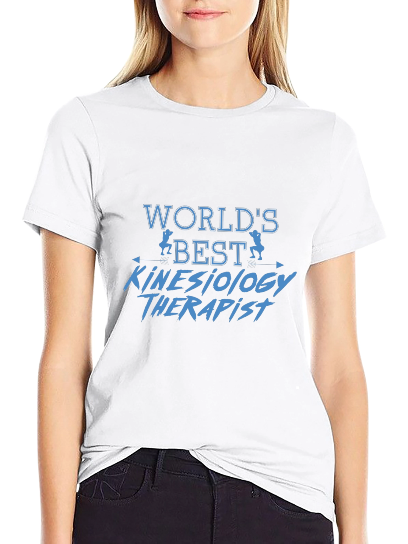 Worlds Best Kinesiology Therapist Black T-Shirt