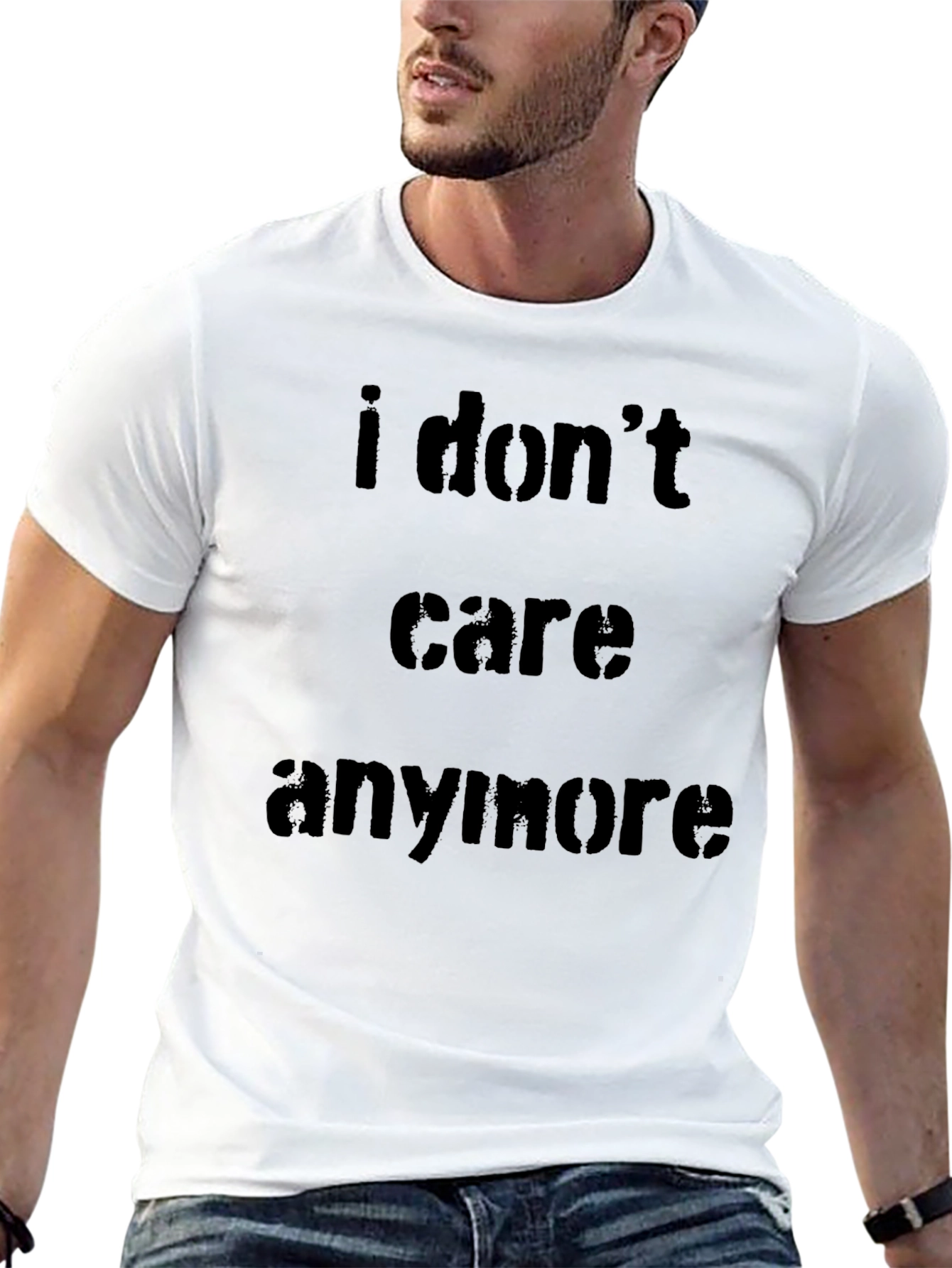 I Dont Care Anymore Graphic Tee