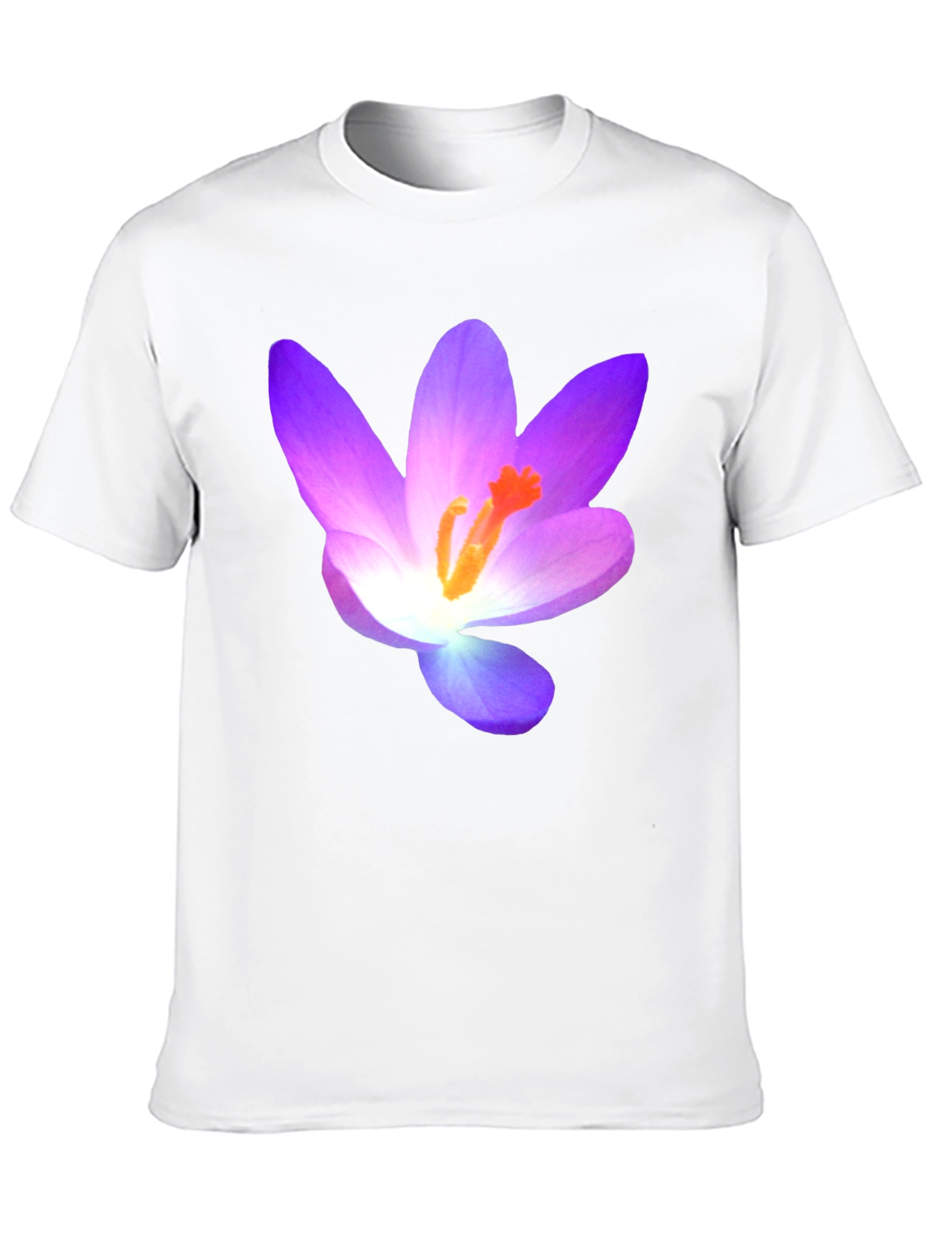 Floral T-Shirt - Crocus Design