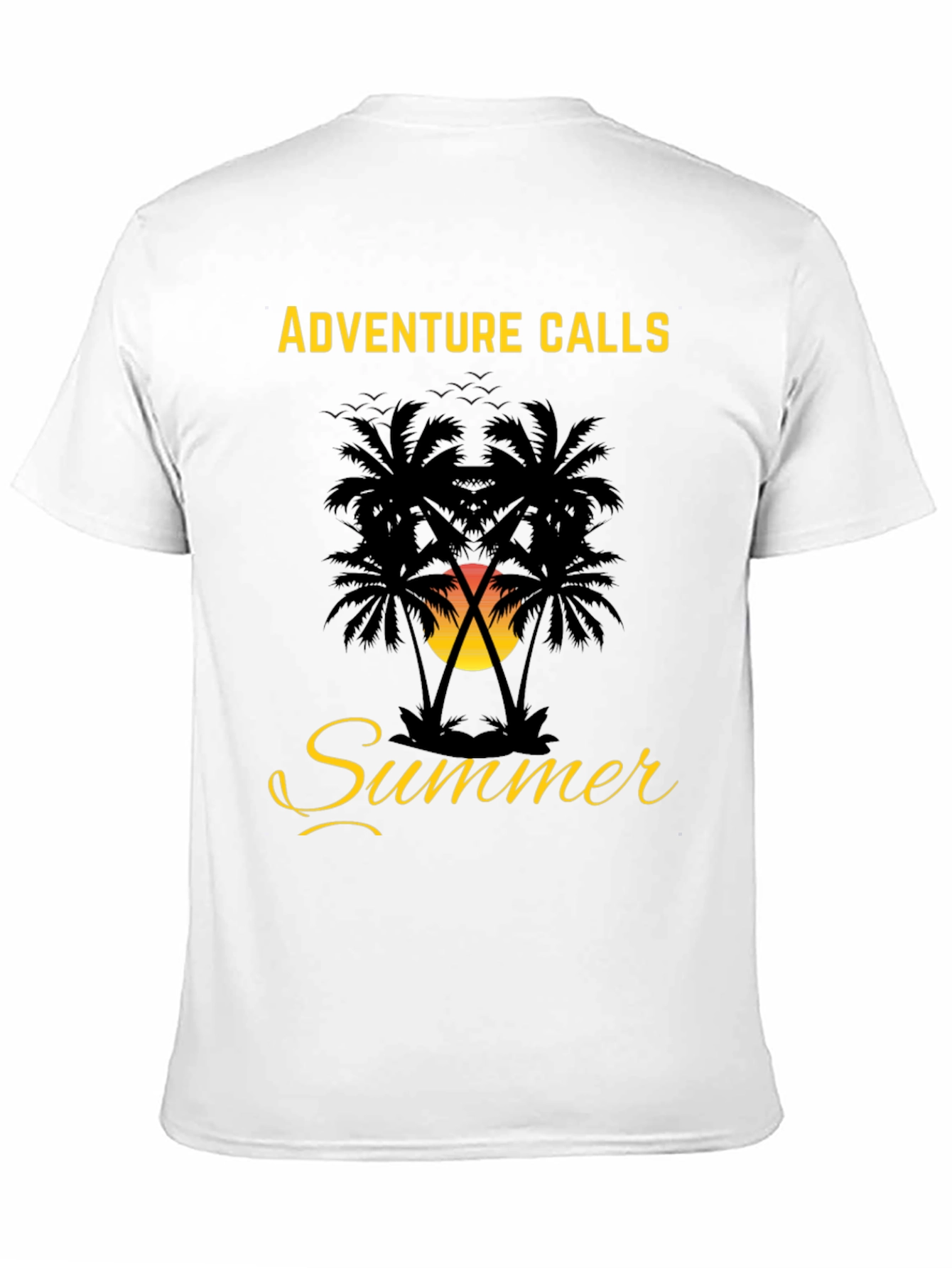 Adventure Calls Summer Palm Tree Graphic Tee