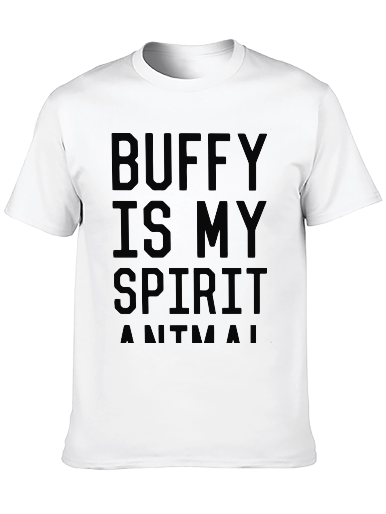 Buffy Spirit Animal Black T-Shirt