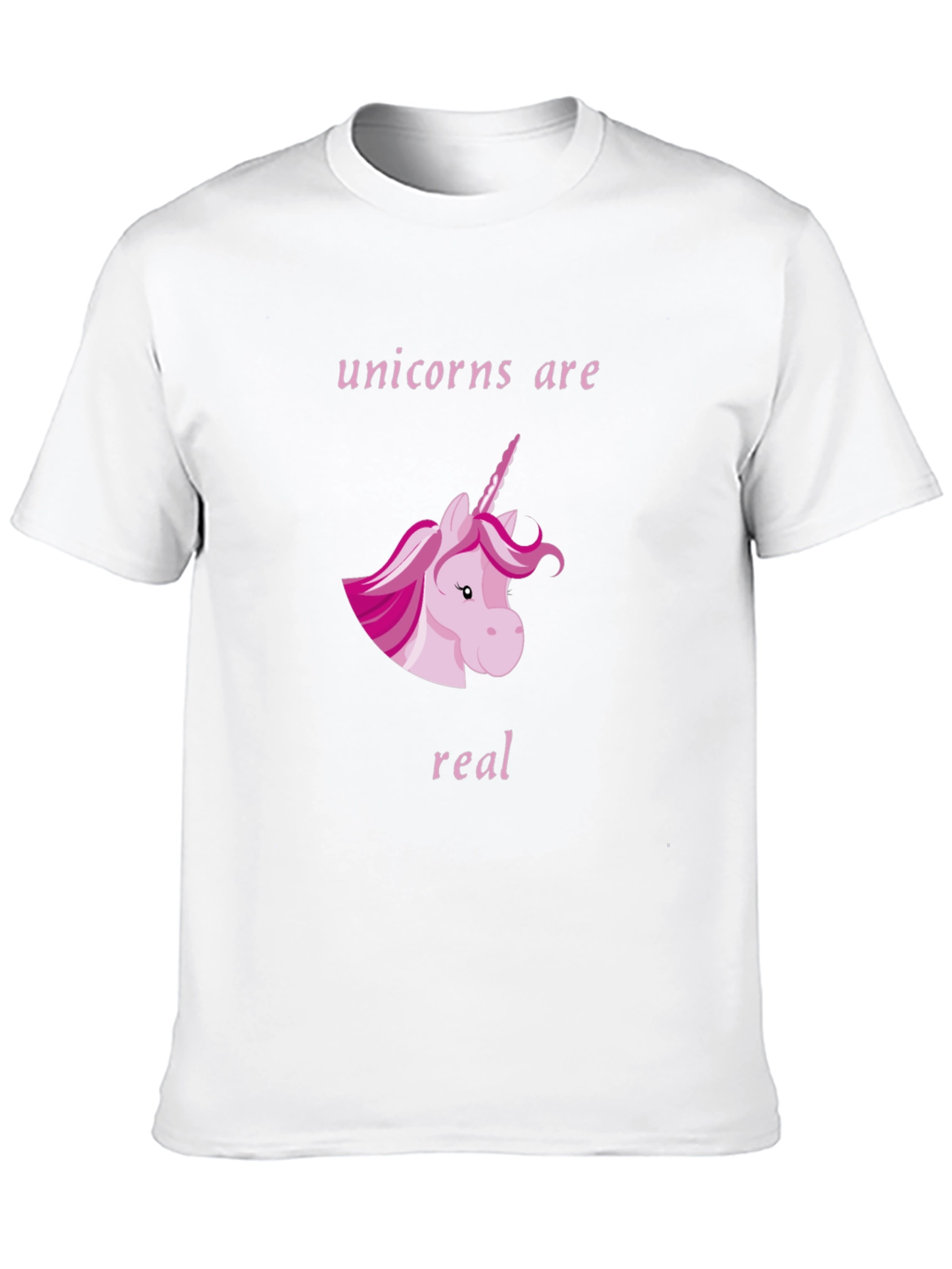 Unicorns Are Real Black Graphic T-Shirt