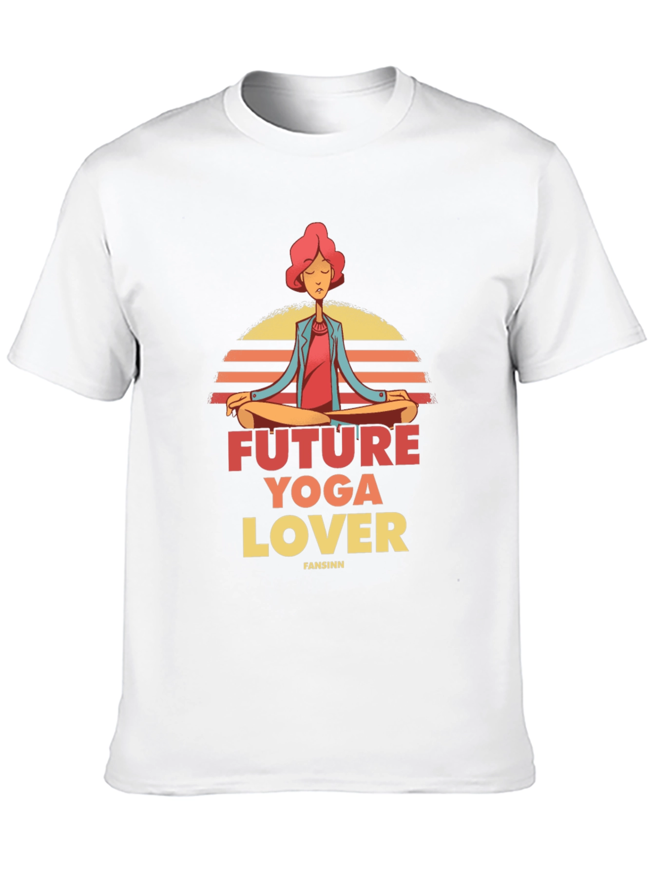 Future Yoga Lover Graphic Tee - Black