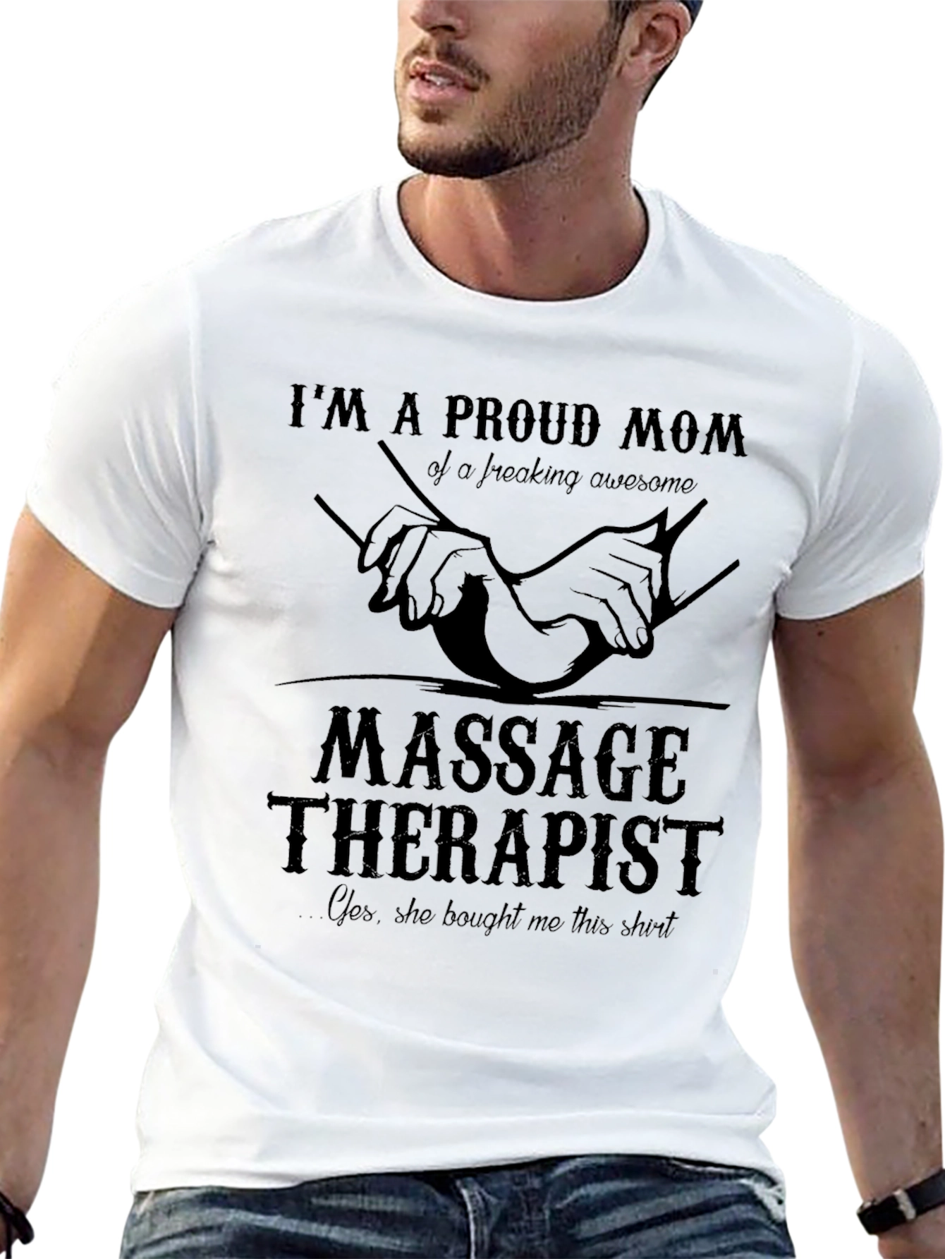 Proud Mom of a Massage Therapist T-Shirt