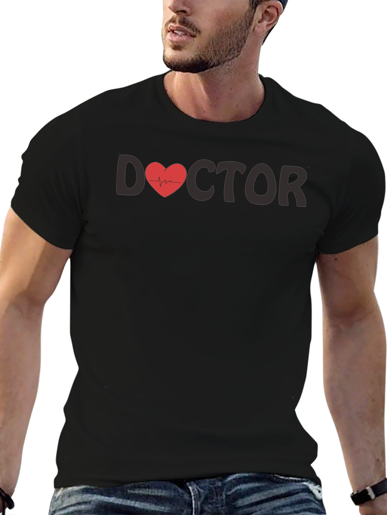 Doctor Heartbeat T-Shirt - Medical Profession Tee