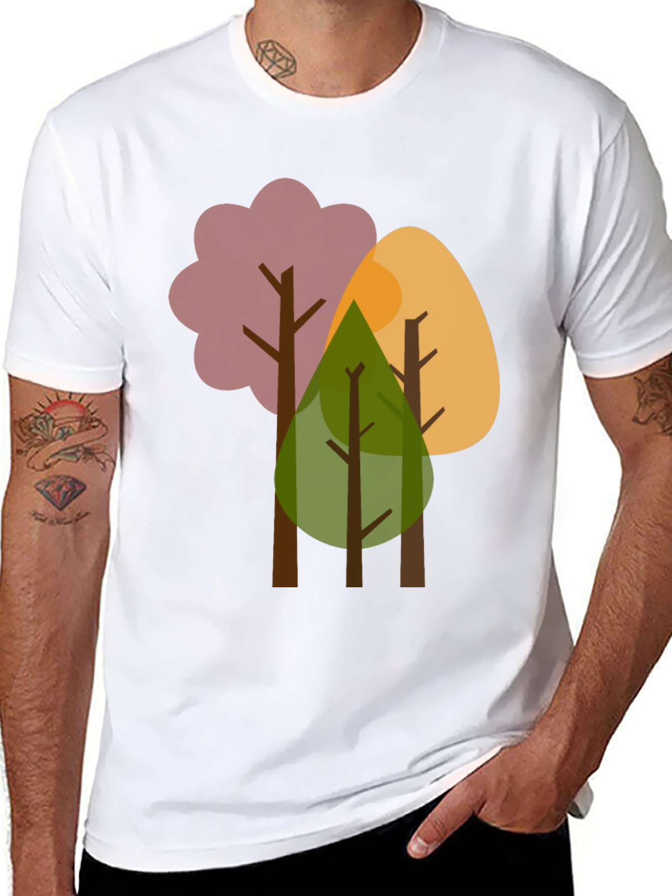 Abstract Trees Graphic Tee