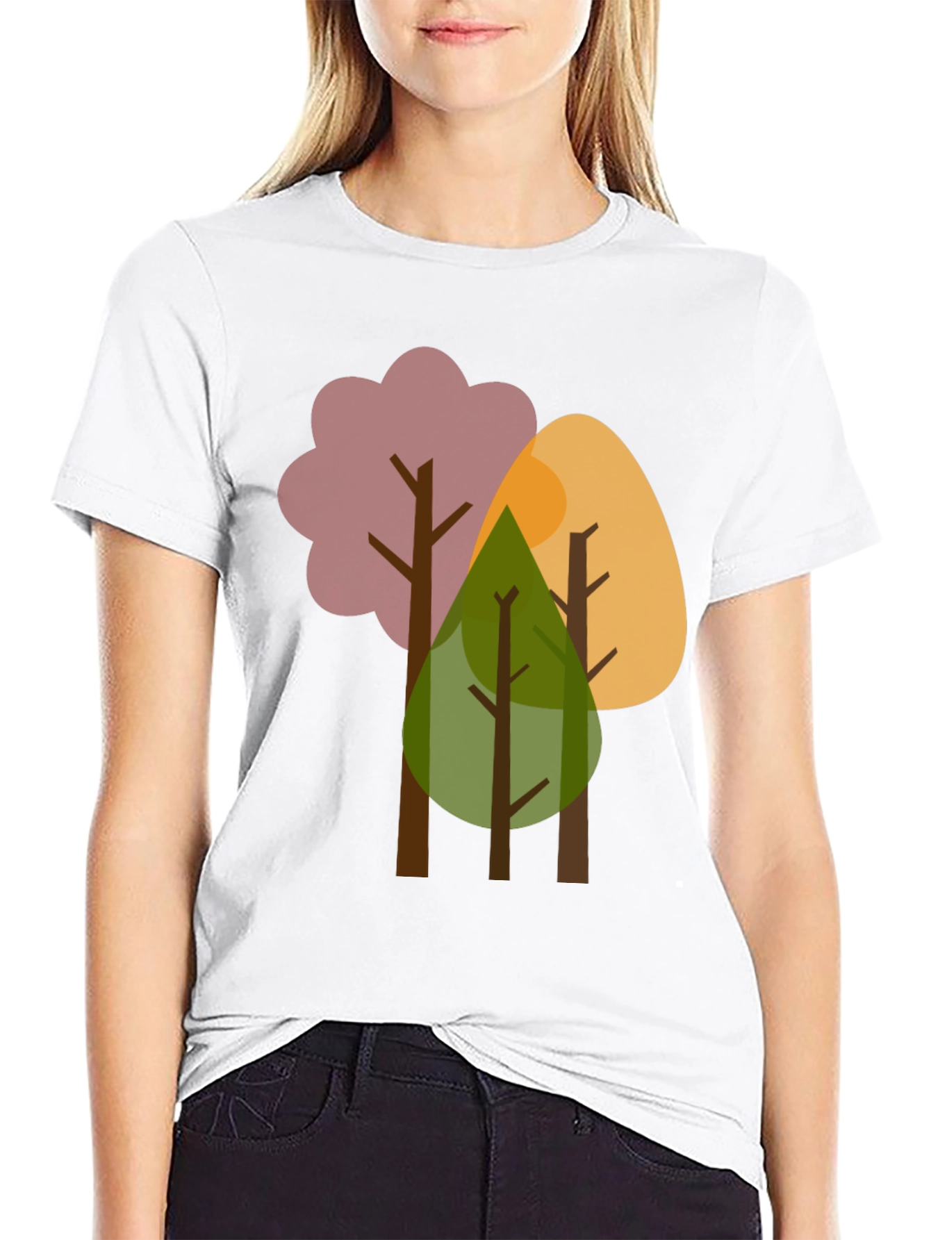 Abstract Trees Graphic Tee