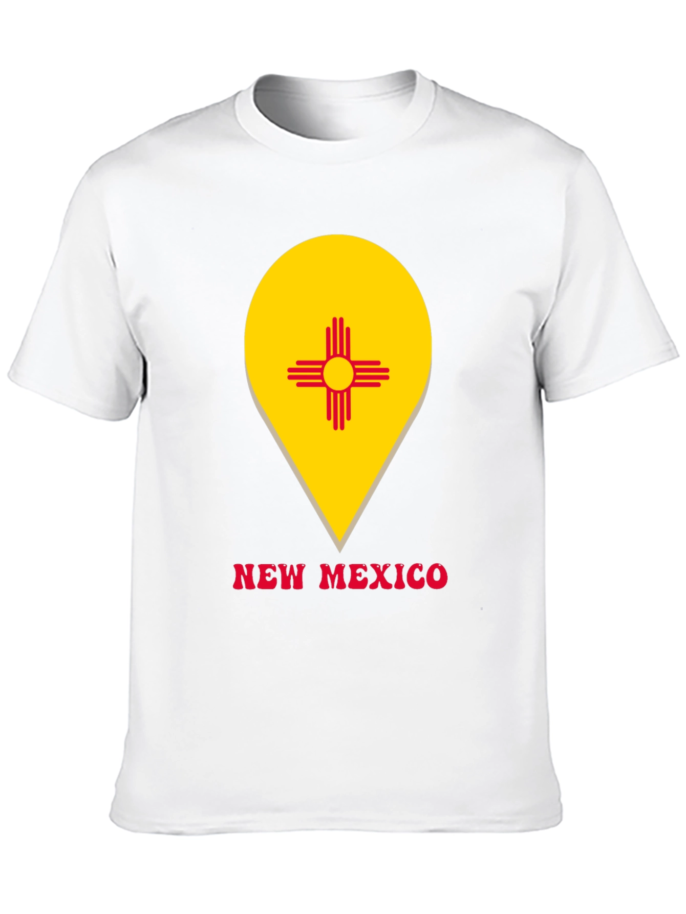 New Mexico Flag Graphic Tee - Black