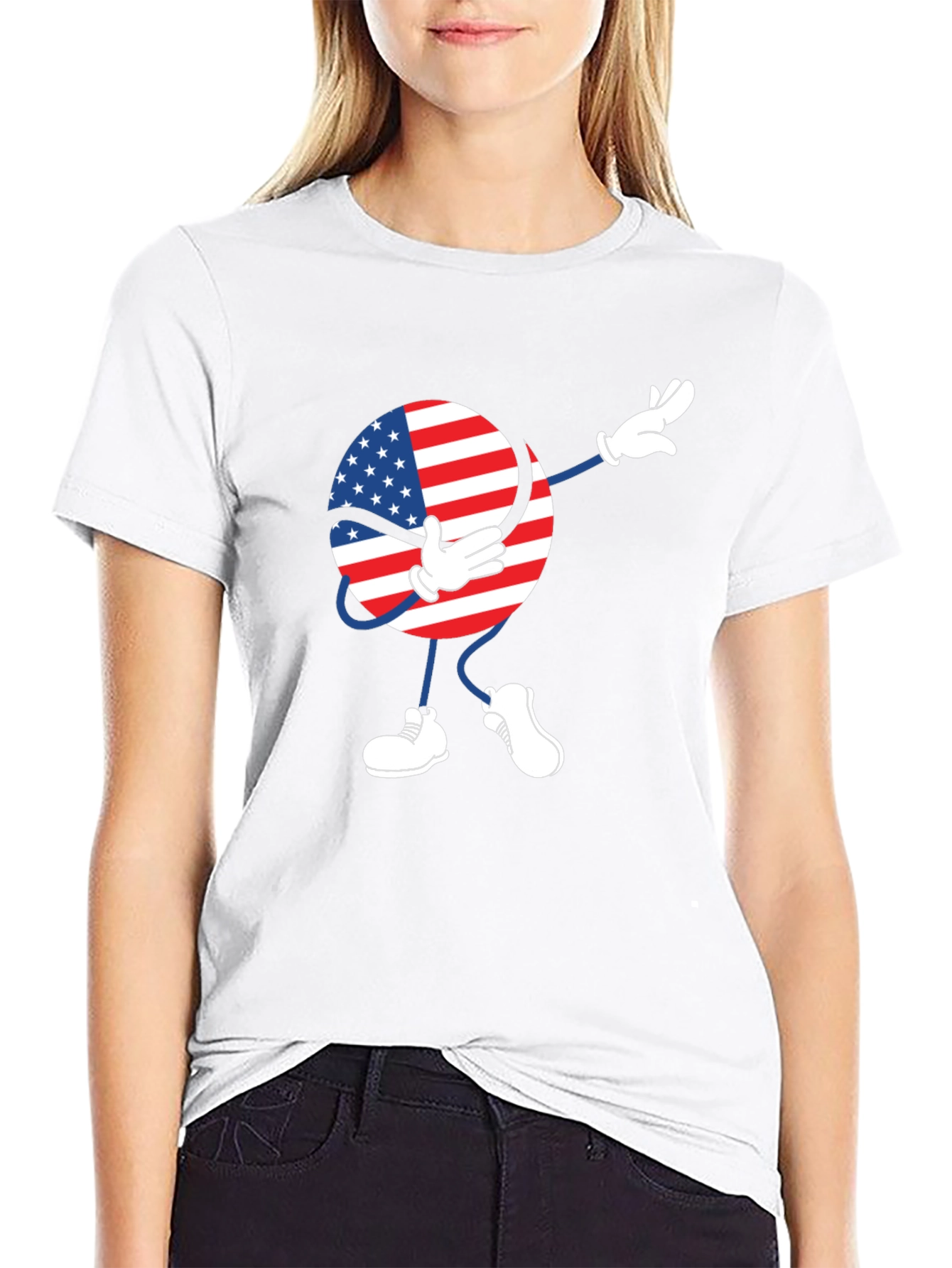 American Flag Dab T-Shirt