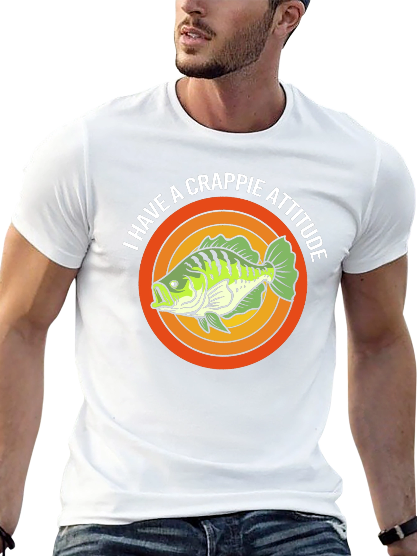 Crappie Attitude T-Shirt - Fishing Tee