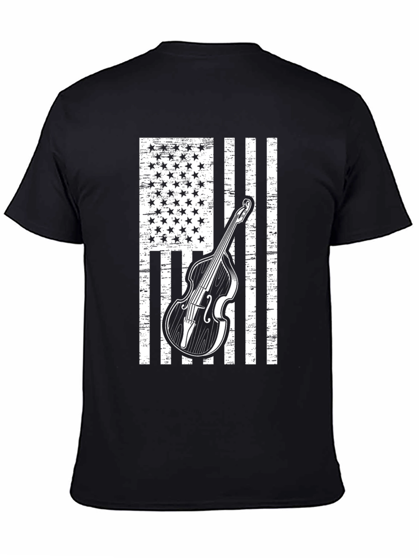 American Flag Bass T-Shirt