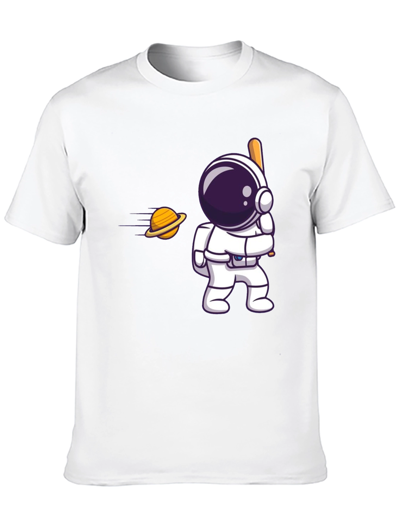 Astronaut Hitting Saturn T-Shirt