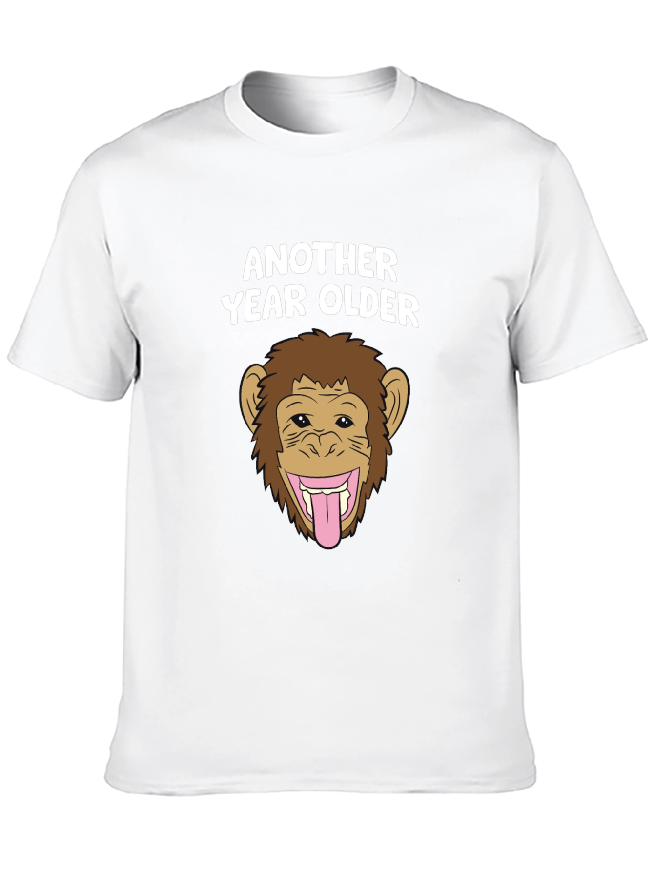 Funny Monkey Birthday T-Shirt - Another Year Older