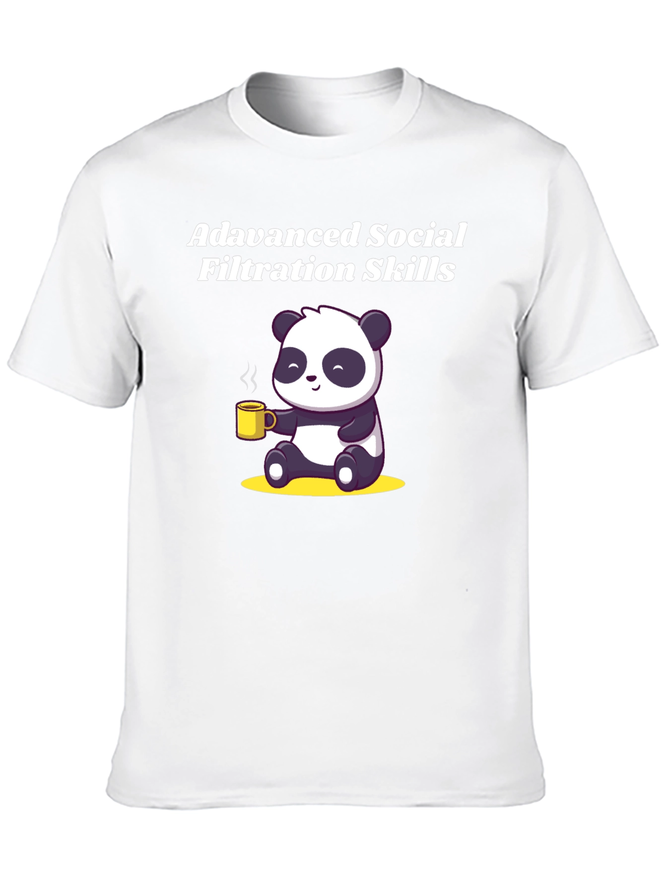 Advanced Social Filtration Skills Panda T-Shirt