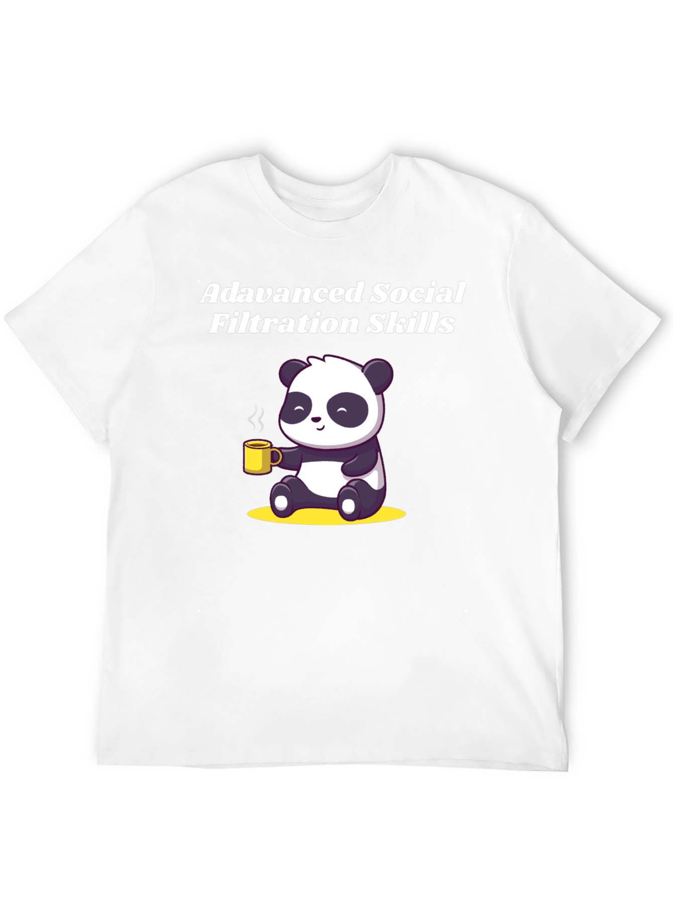 Advanced Social Filtration Skills Panda T-Shirt