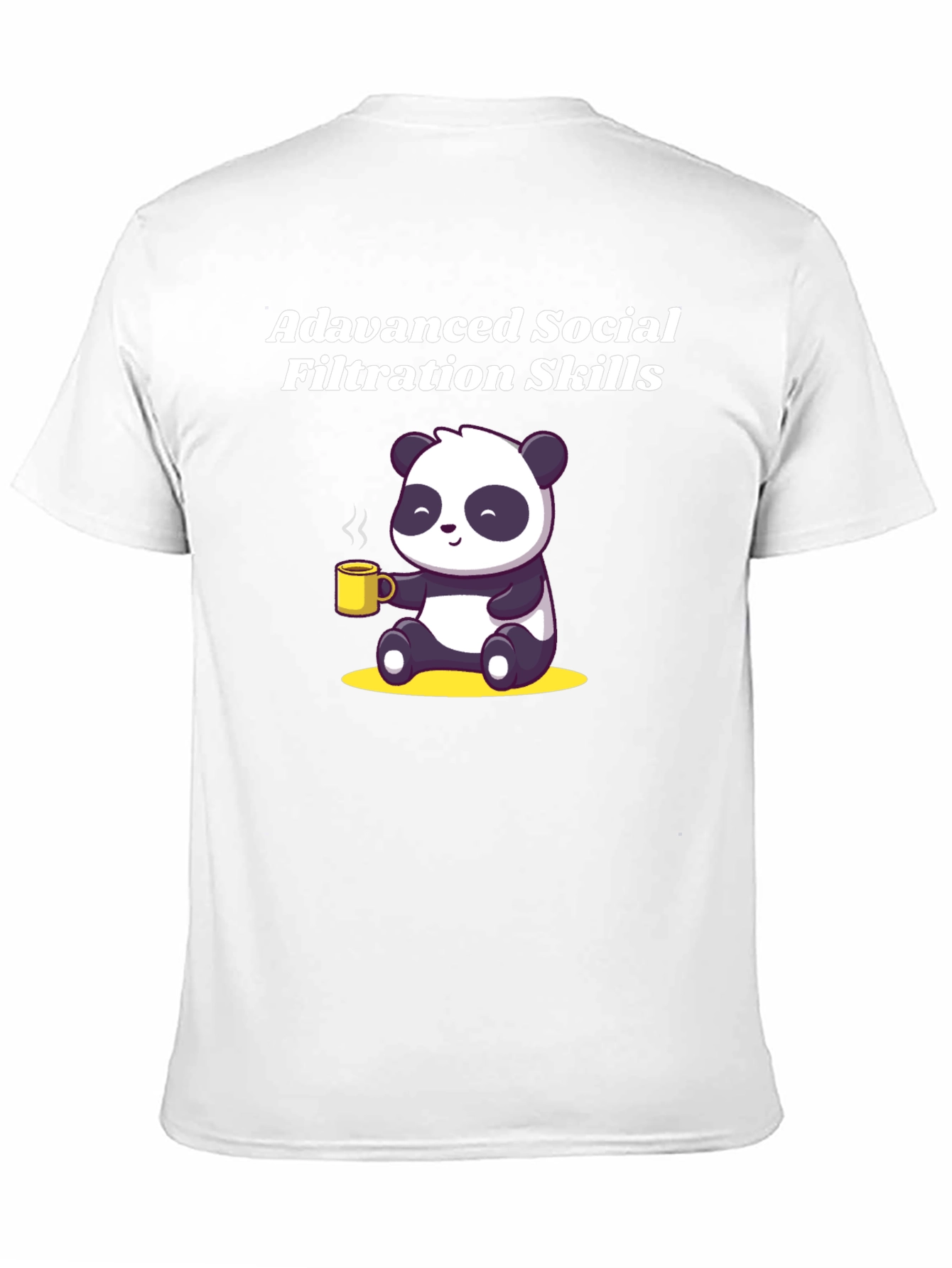 Advanced Social Filtration Skills Panda T-Shirt