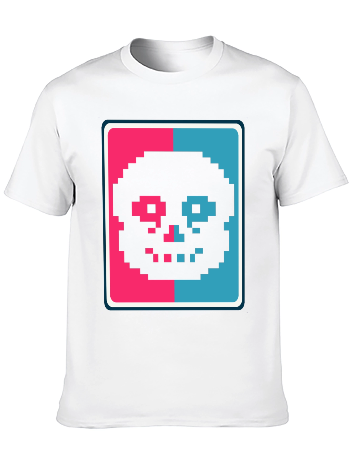 Pixel Skull T-Shirt - Retro Gaming Style