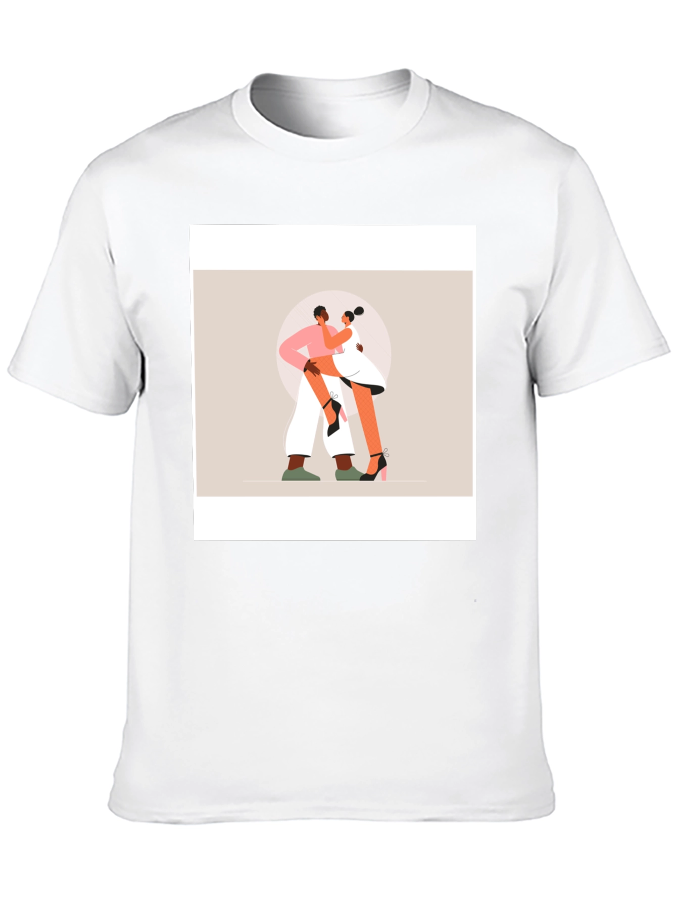 Romantic Dance Graphic Tee - Black