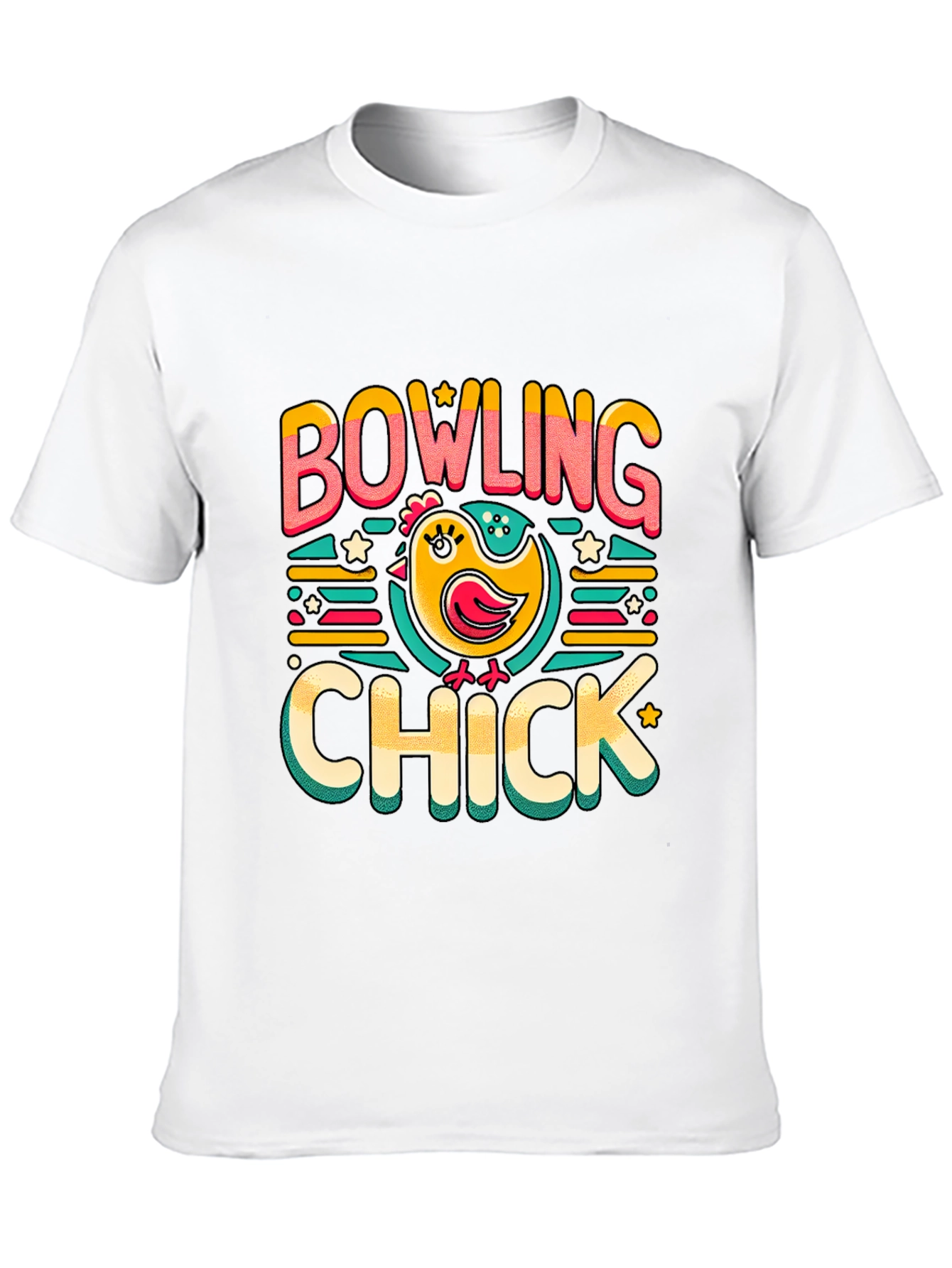 Bowling Chick Graphic T-Shirt - Fun Bowling Apparel