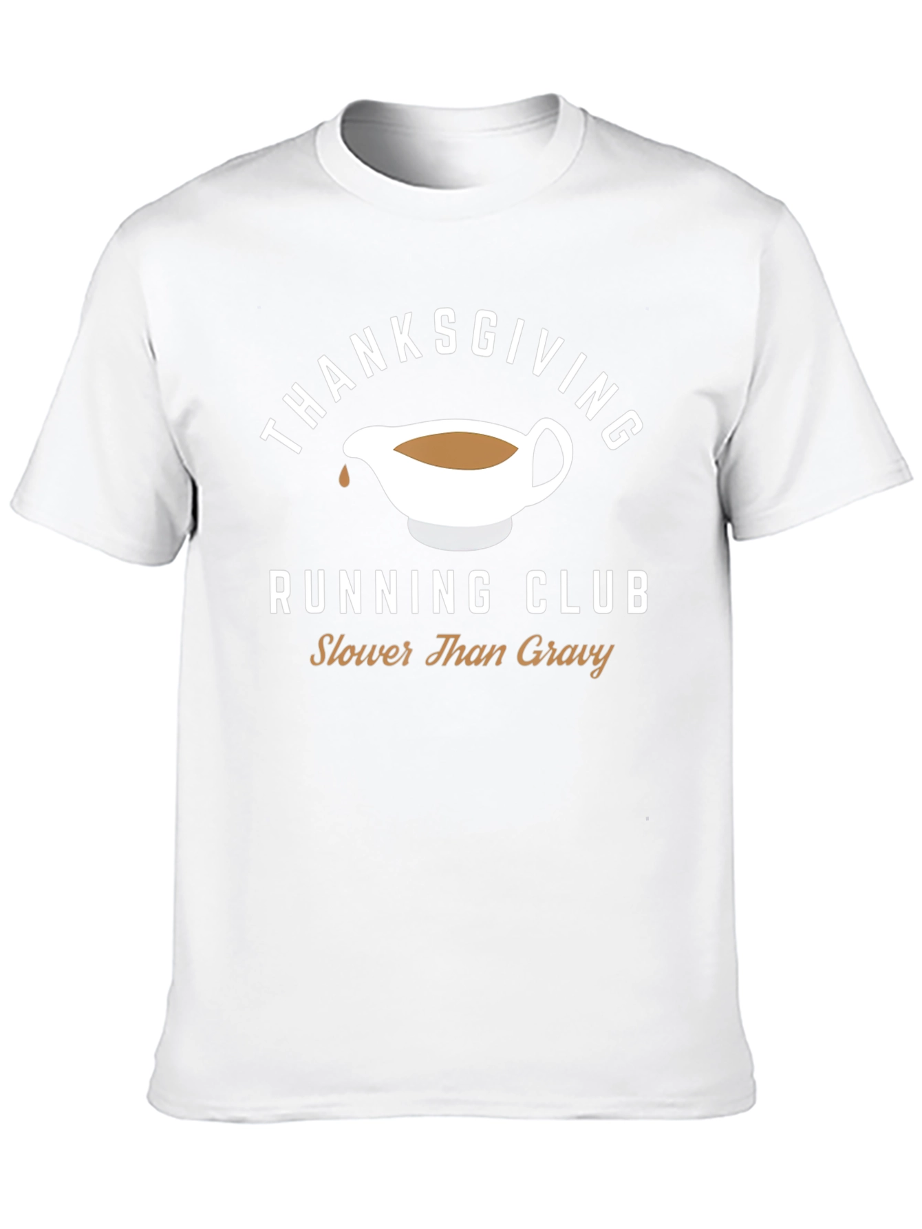 Thanksgiving Running Club T-Shirt - Slower Than Gravy