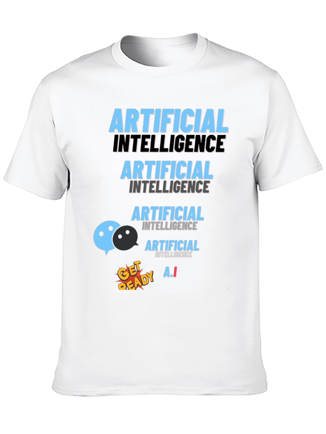 Artificial Intelligence T-Shirt Novelty AI Tee