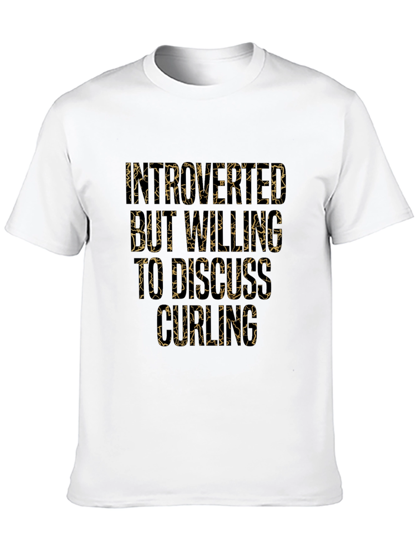 Introverted But Willing to Discuss Curling T-Shirt