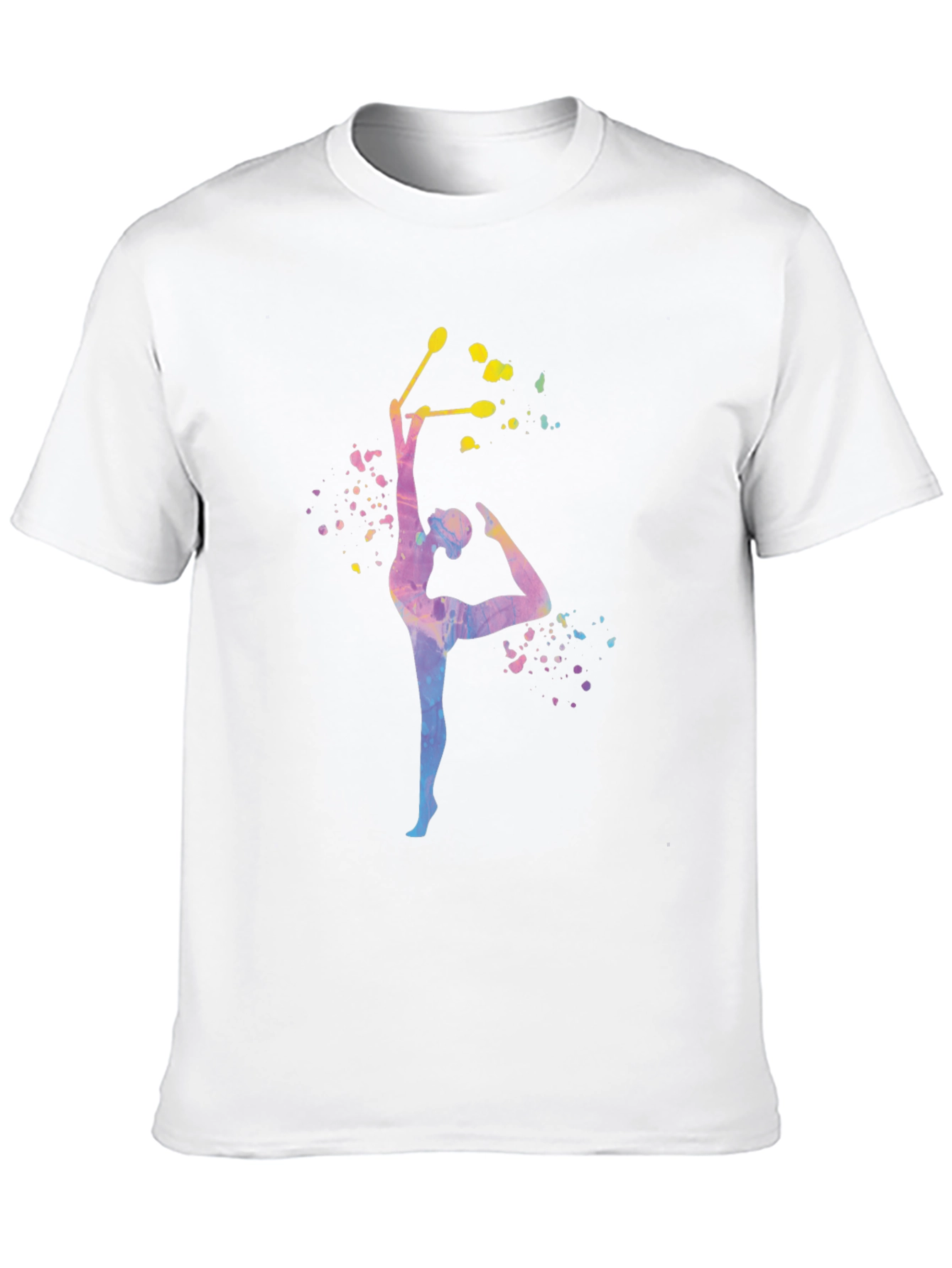 Gymnast Artistic T-Shirt - Black Cotton Tee