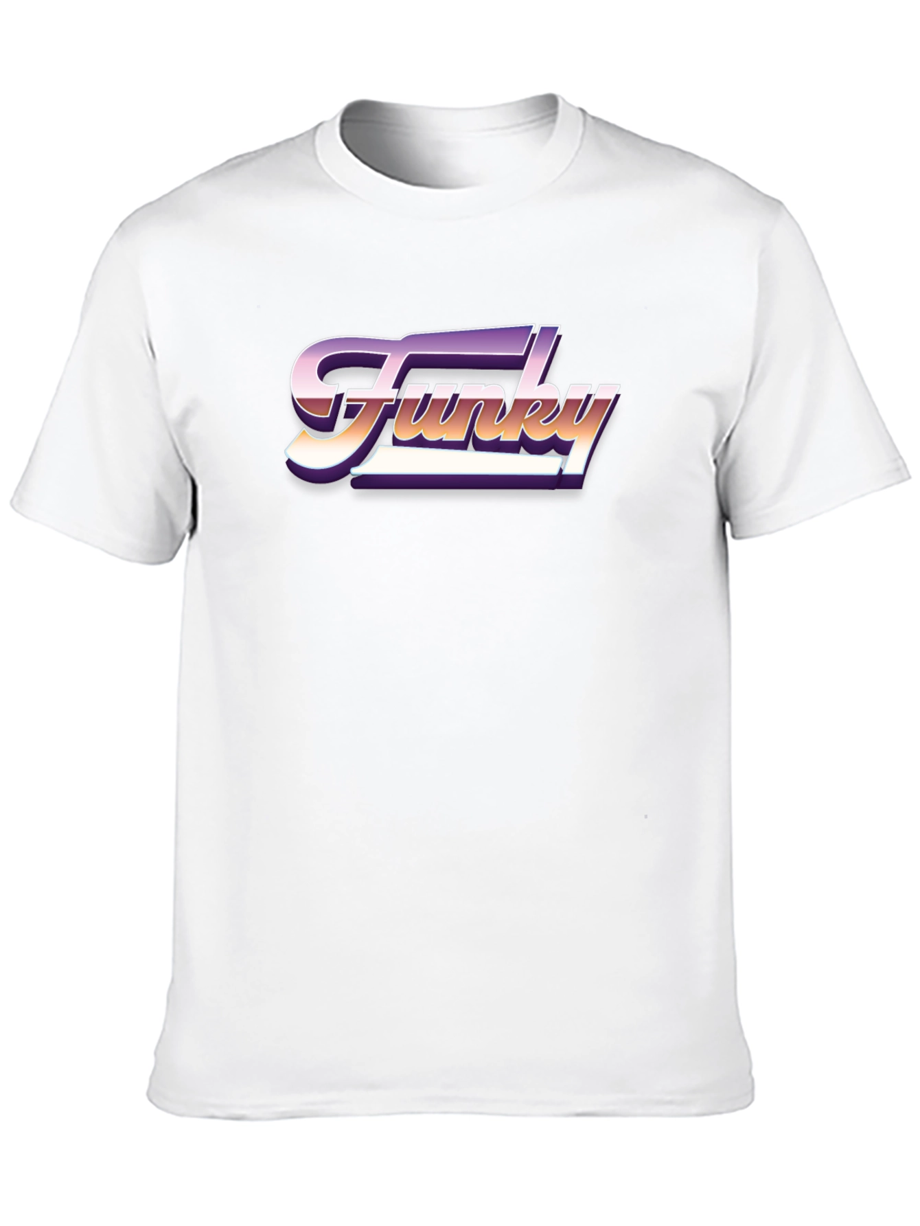 Funky Retro Style Black T-Shirt