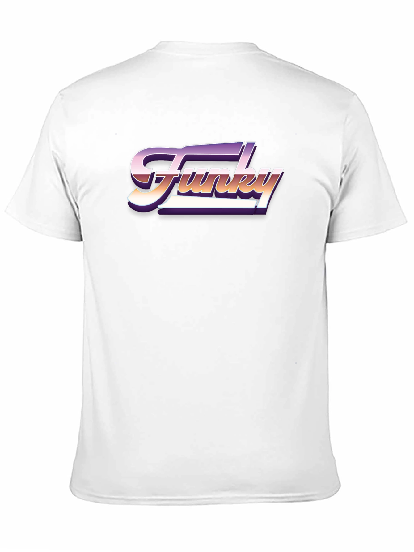 Funky Retro Style Black T-Shirt