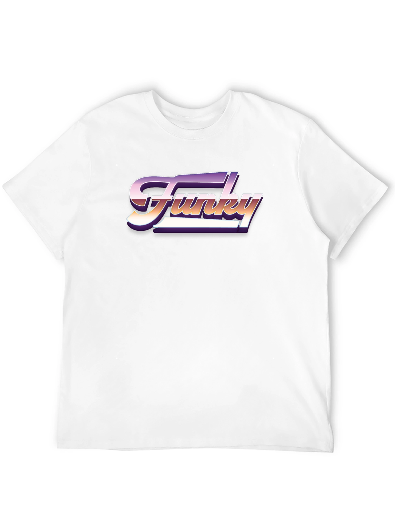Funky Retro Style Black T-Shirt