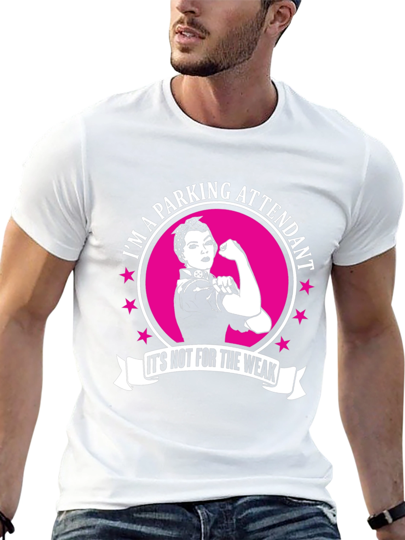 Parking Attendant Rosie the Riveter T-Shirt