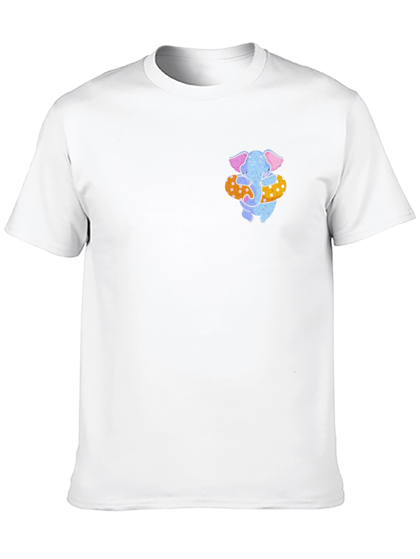 Elephant in Swim Ring Graphic Tee