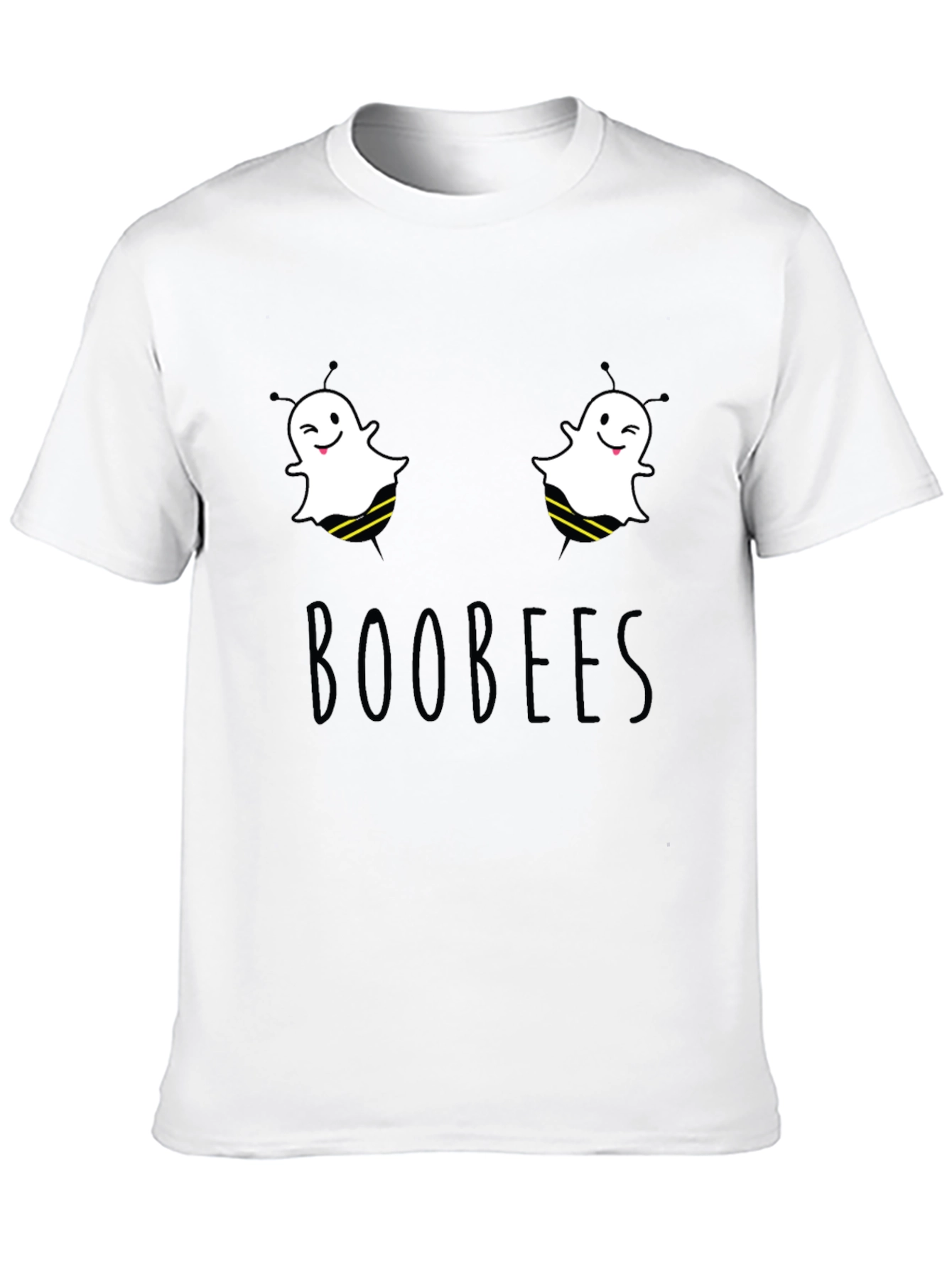 Boobees Graphic Tee - Funny Ghost Bee Pun T-Shirt