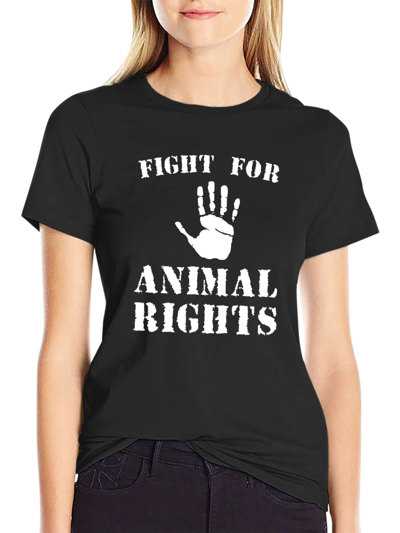 Fight For Animal Rights Graphic T-Shirt