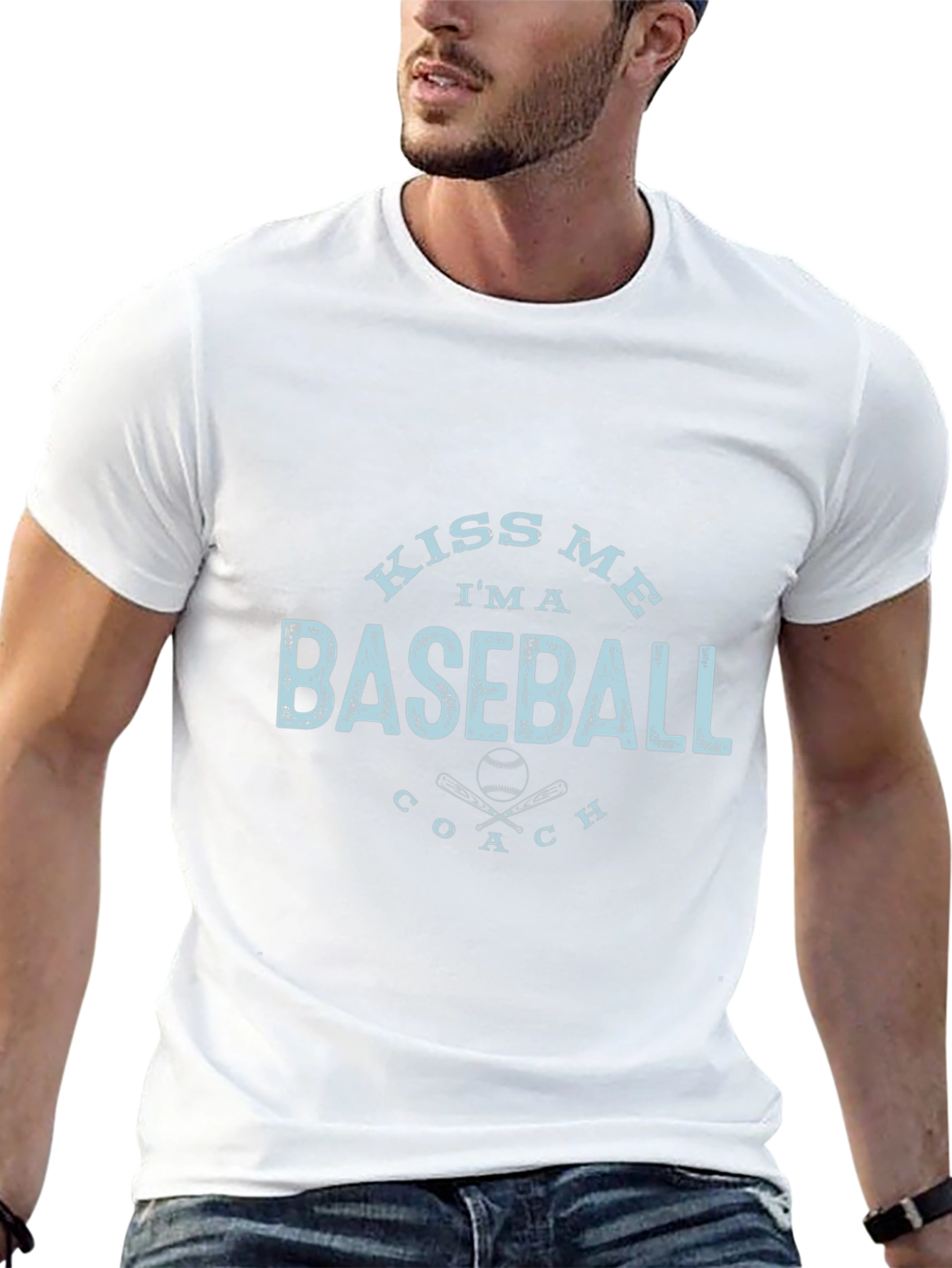 Kiss Me Im a Baseball Coach T-Shirt