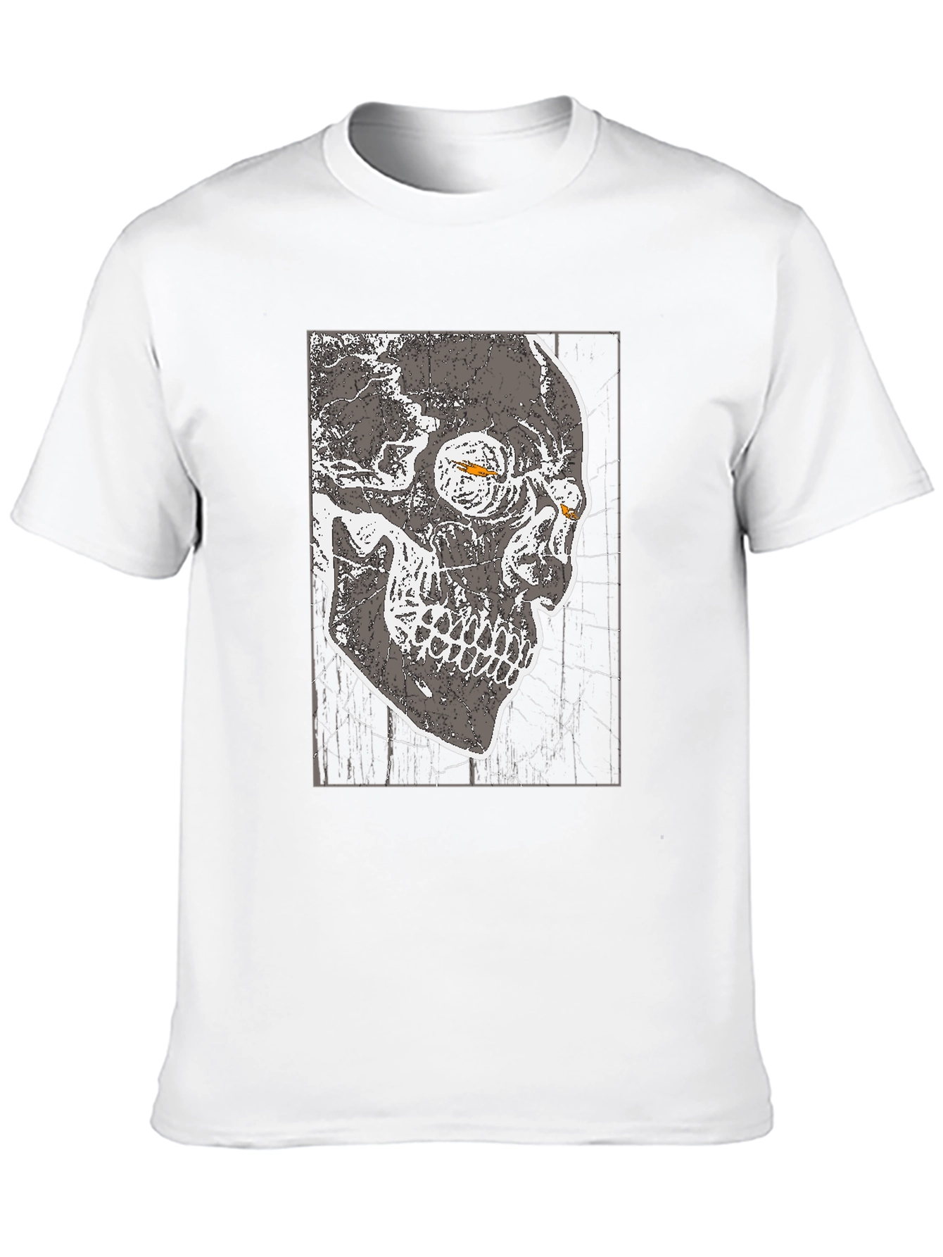 Skull Graphic Print Tee