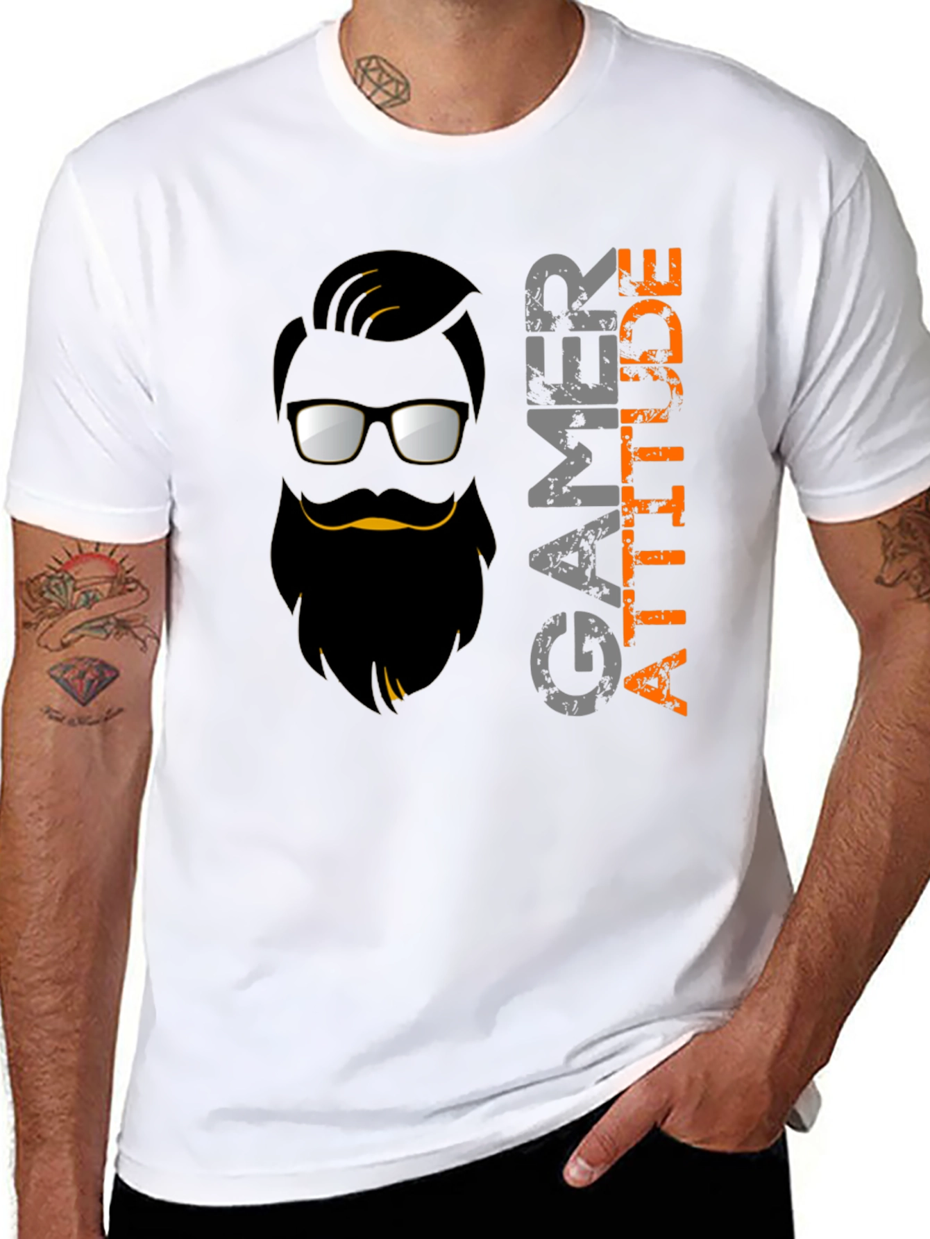 Gamer Attitude Graphic T-Shirt