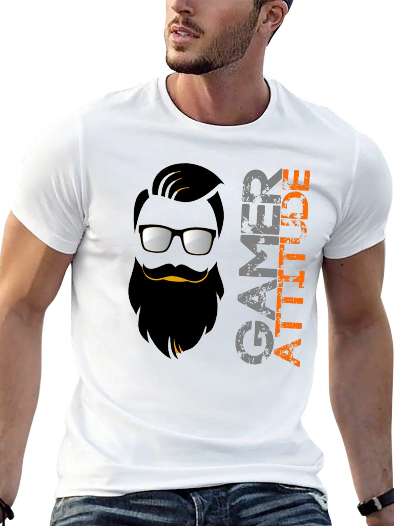 Gamer Attitude Graphic T-Shirt