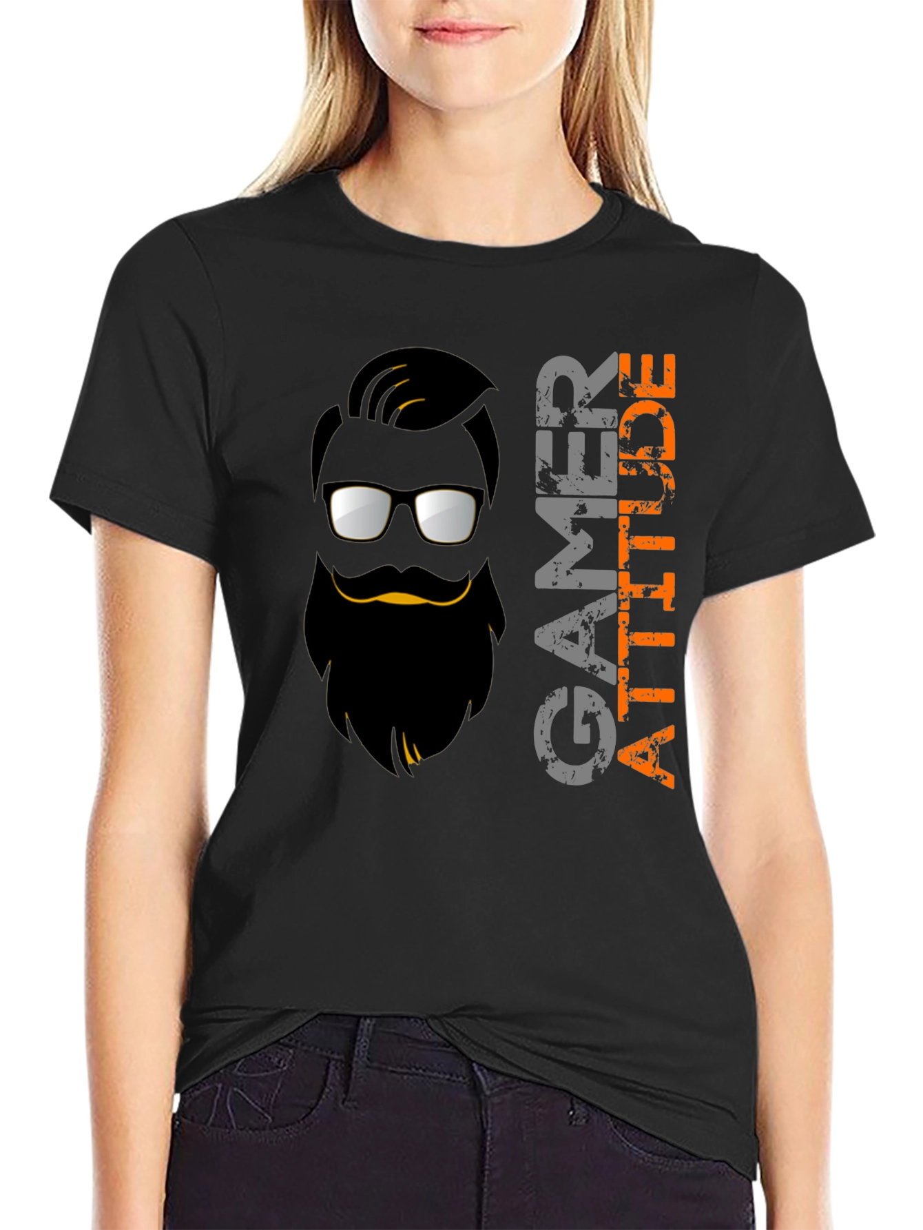 Gamer Attitude Graphic T-Shirt