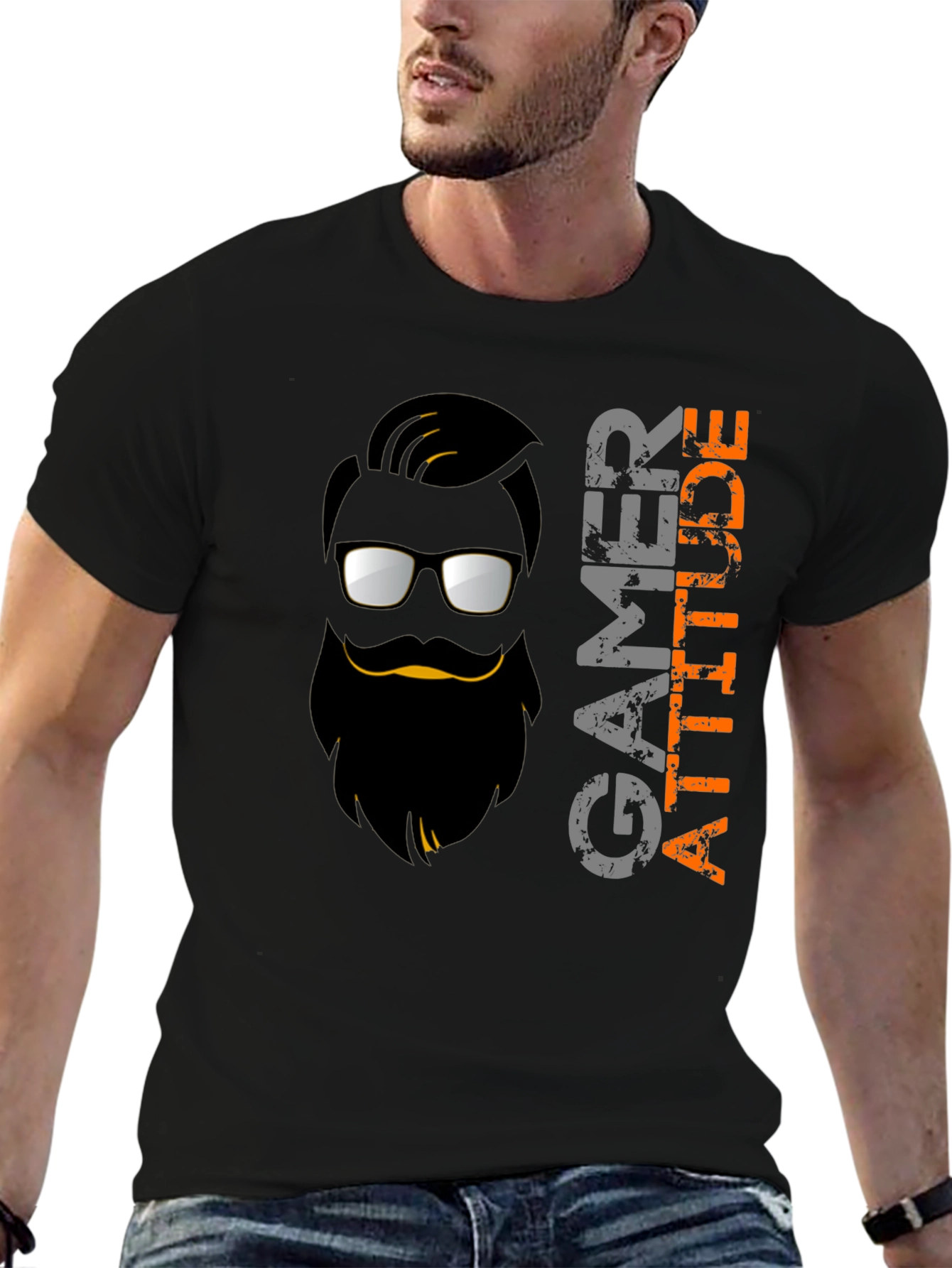 Gamer Attitude Graphic T-Shirt
