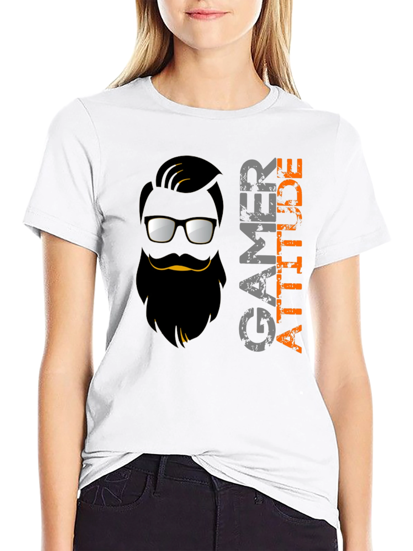 Gamer Attitude Graphic T-Shirt