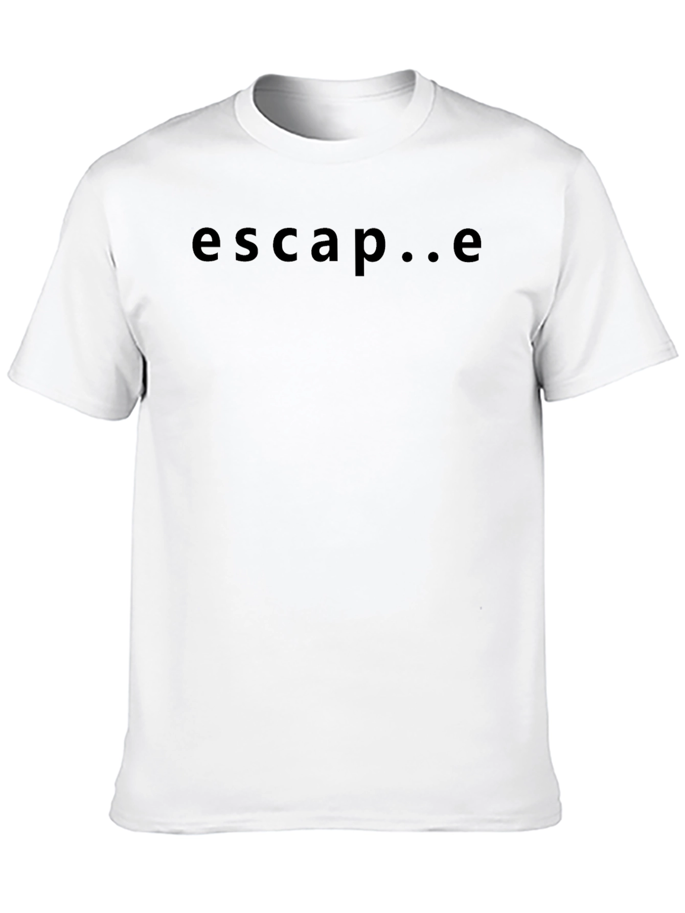 Escape Mens Black Graphic T-Shirt