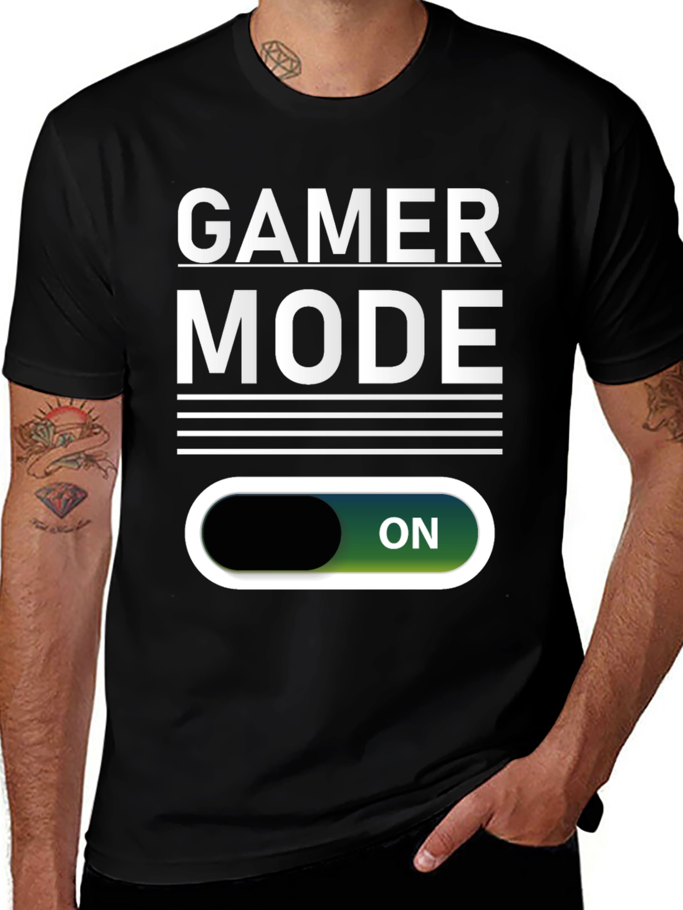 Gamer Mode On T-Shirt - Stylish Gaming Apparel