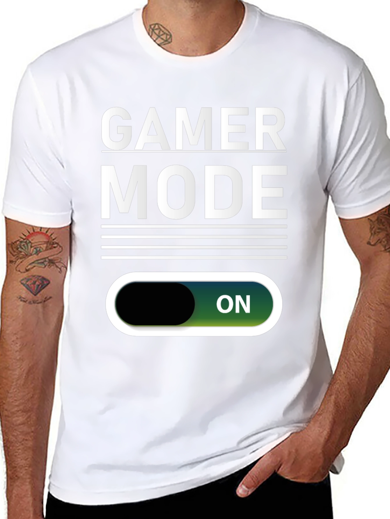 Gamer Mode On T-Shirt - Stylish Gaming Apparel