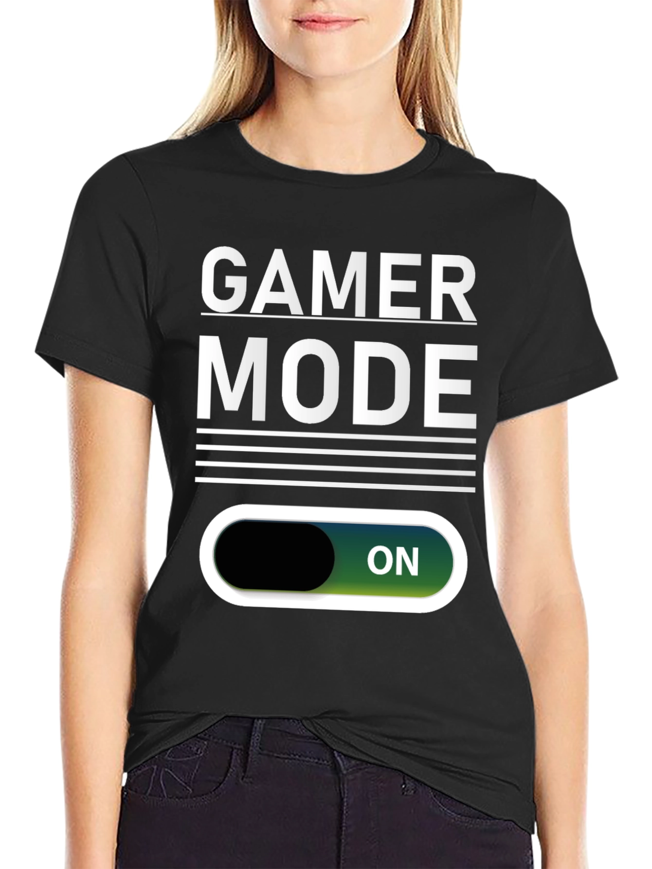 Gamer Mode On T-Shirt - Stylish Gaming Apparel