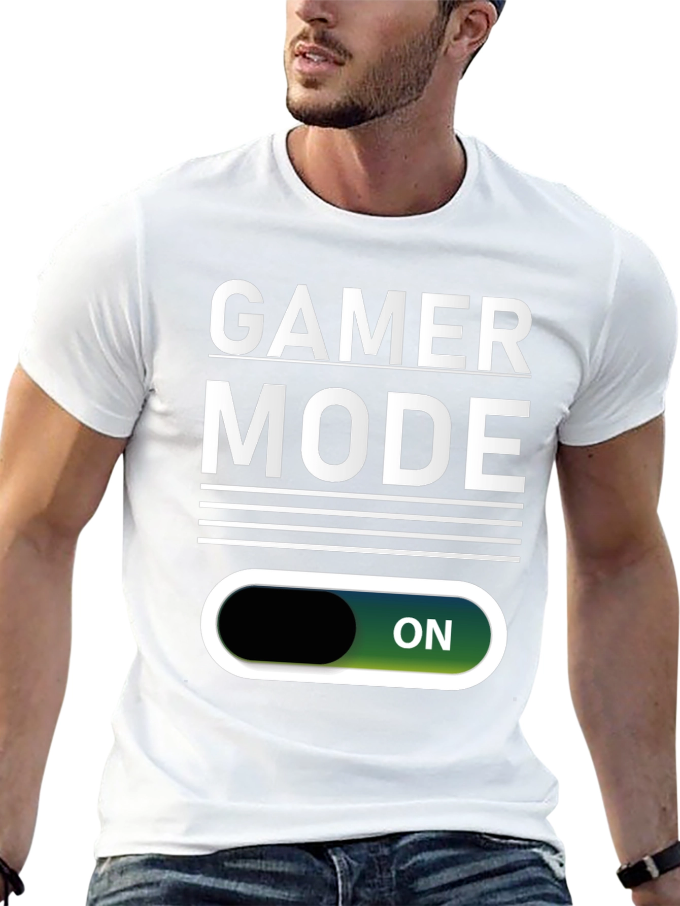 Gamer Mode On T-Shirt - Stylish Gaming Apparel
