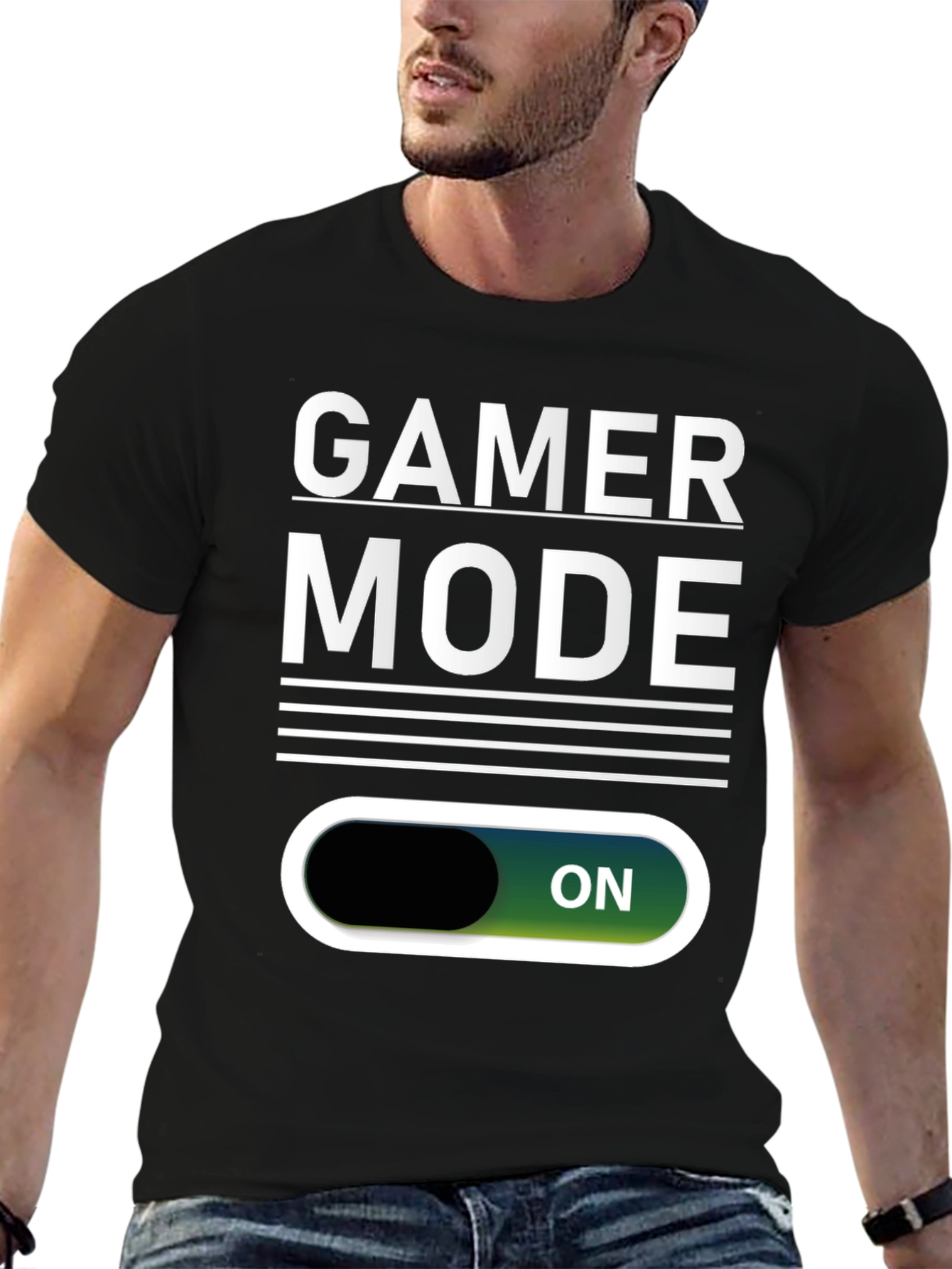 Gamer Mode On T-Shirt - Stylish Gaming Apparel